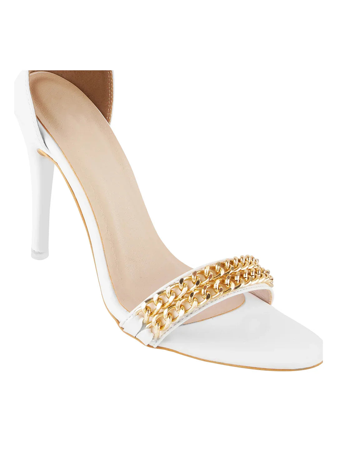 Elegant Ankle Chain Stiletto Sandals