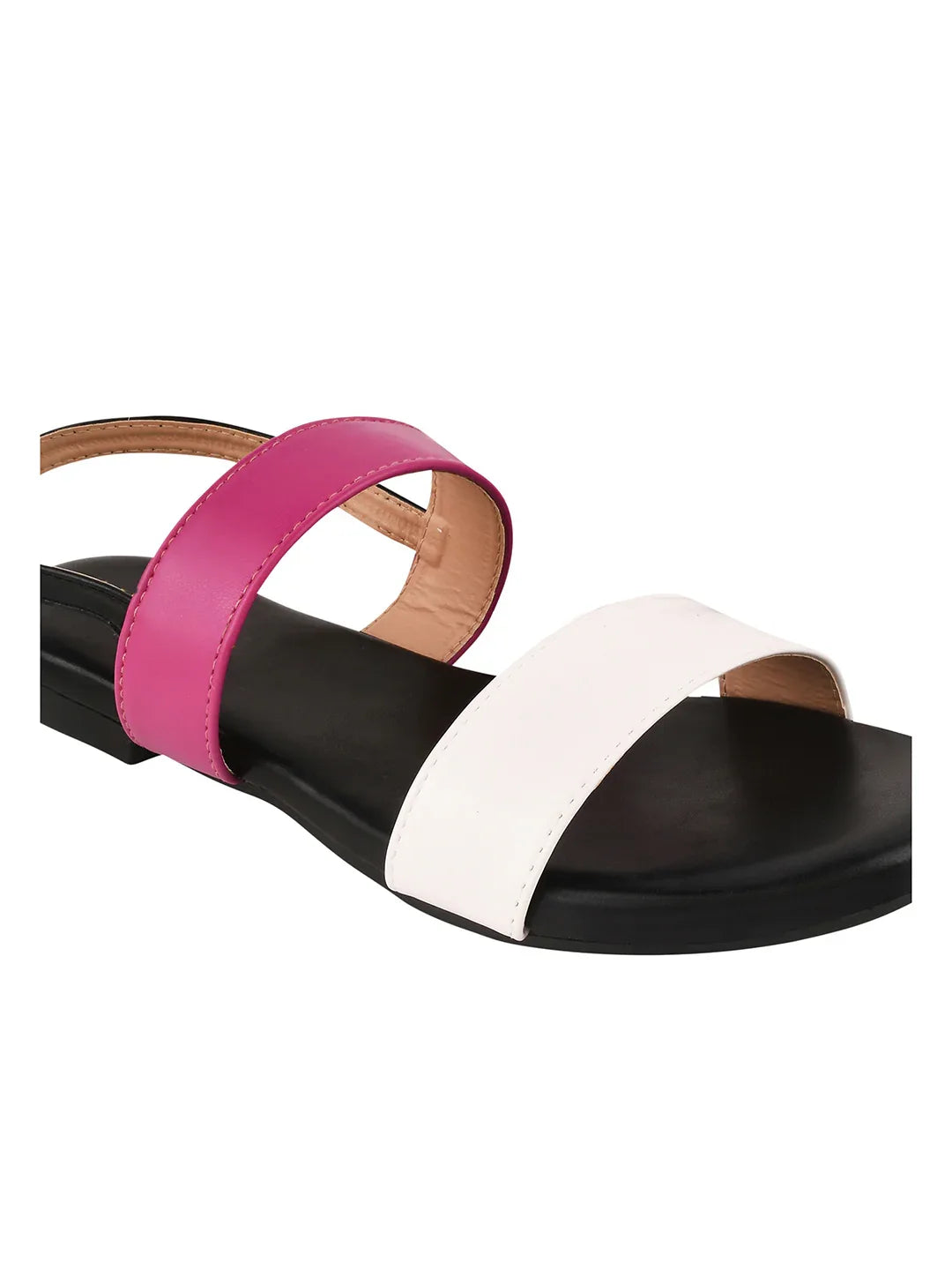 Clean Look Dual Strap Flat Sandals
