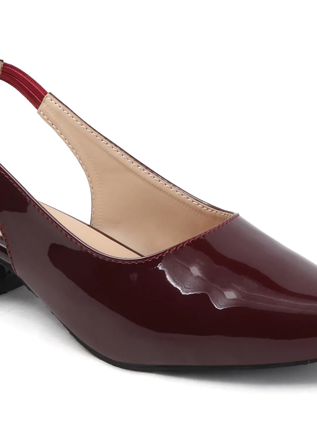 Classic Slingback Block Heel Pumps
