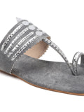 Ethnic Chain Detail Flats