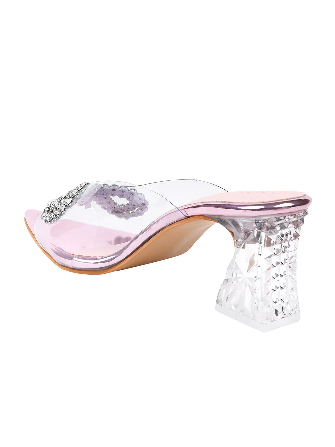 Crystal Loop Transparent Heels
