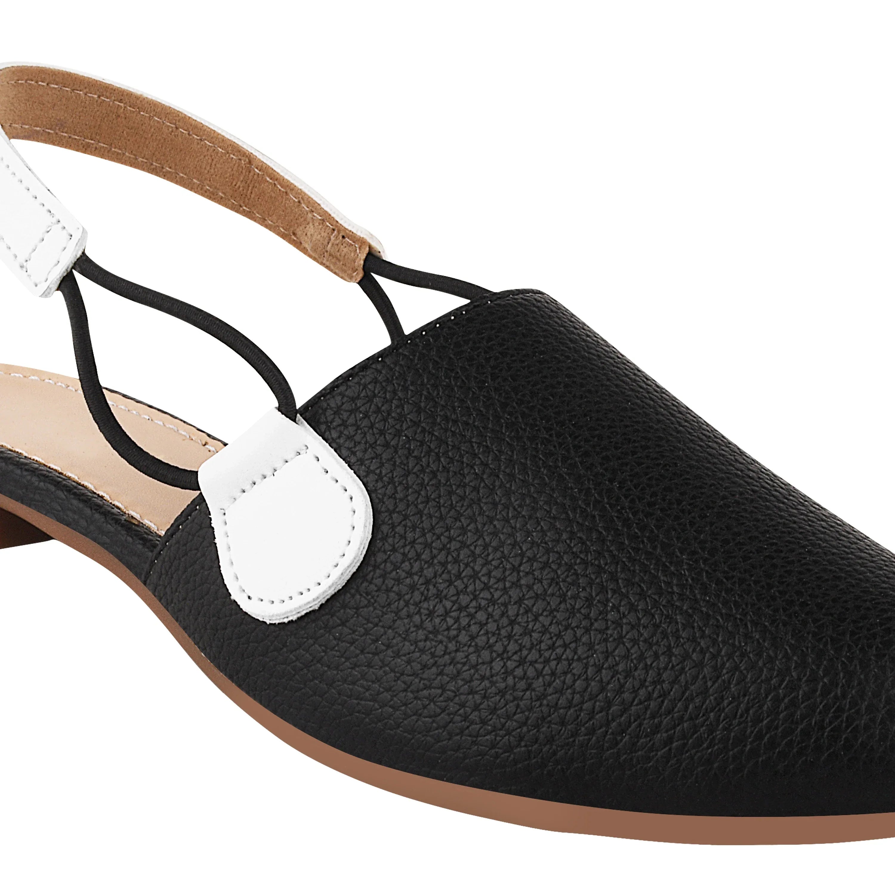 Modern Slingback Mule Flats with Pointed Toe