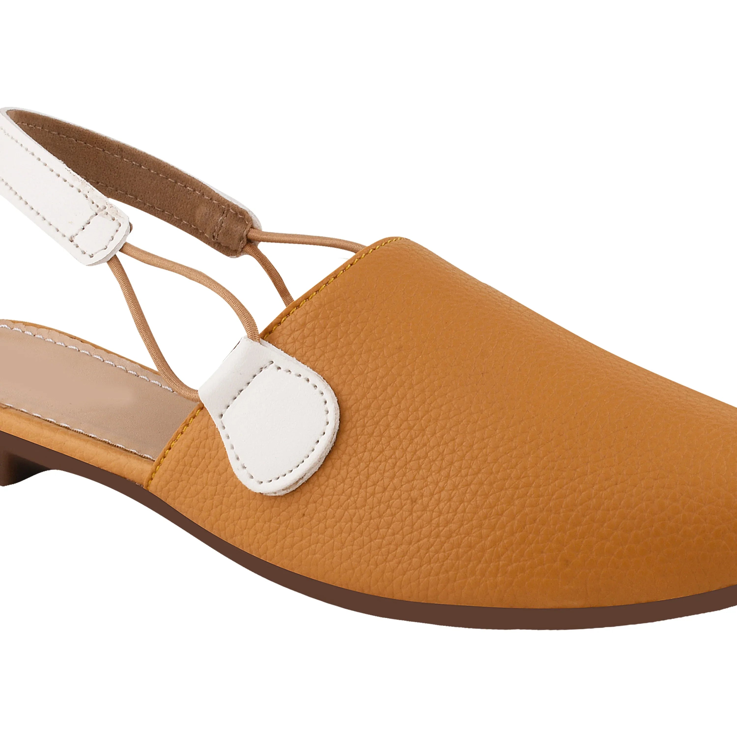 Modern Slingback Mule Flats with Pointed Toe