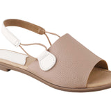 Chic Dual-Tone Comfort Flat Sandals