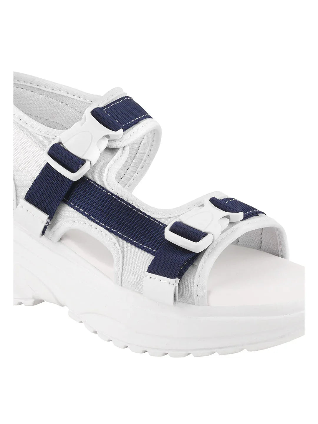 Trendy Sports Style Platform Sandals