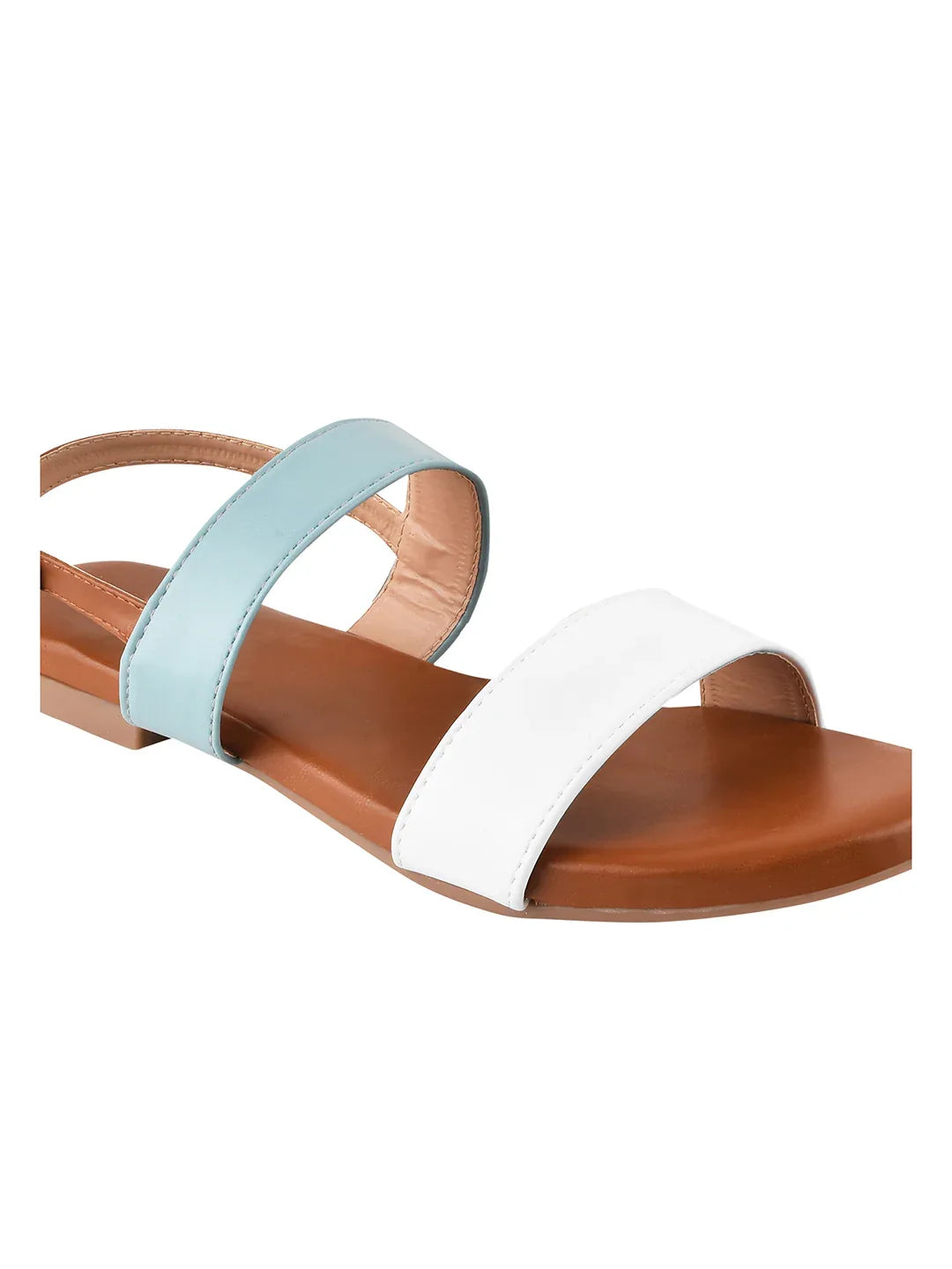 Clean Look Dual Strap Flat Sandals