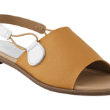 Chic Dual-Tone Comfort Flat Sandals