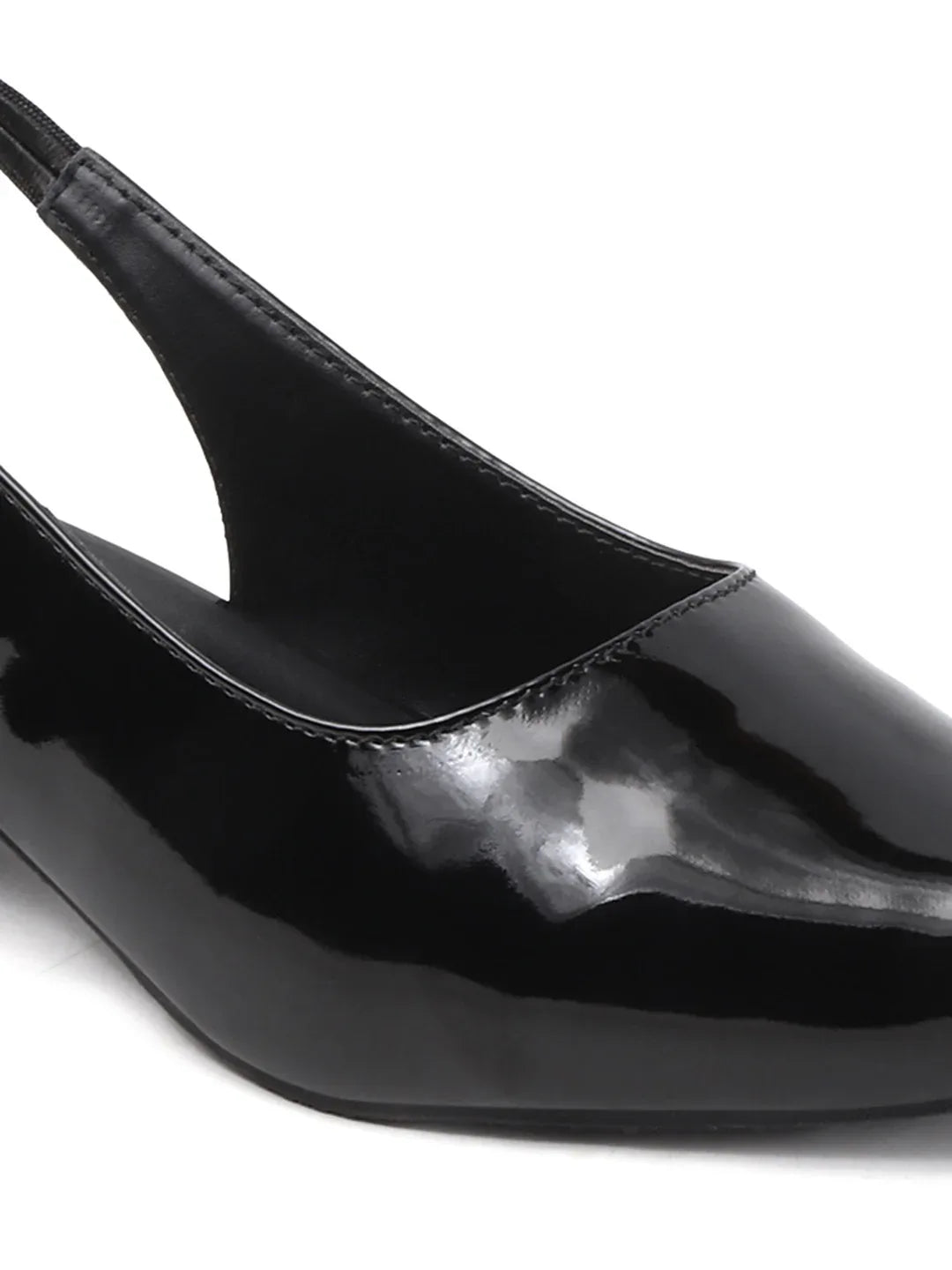 Classic Slingback Block Heel Pumps