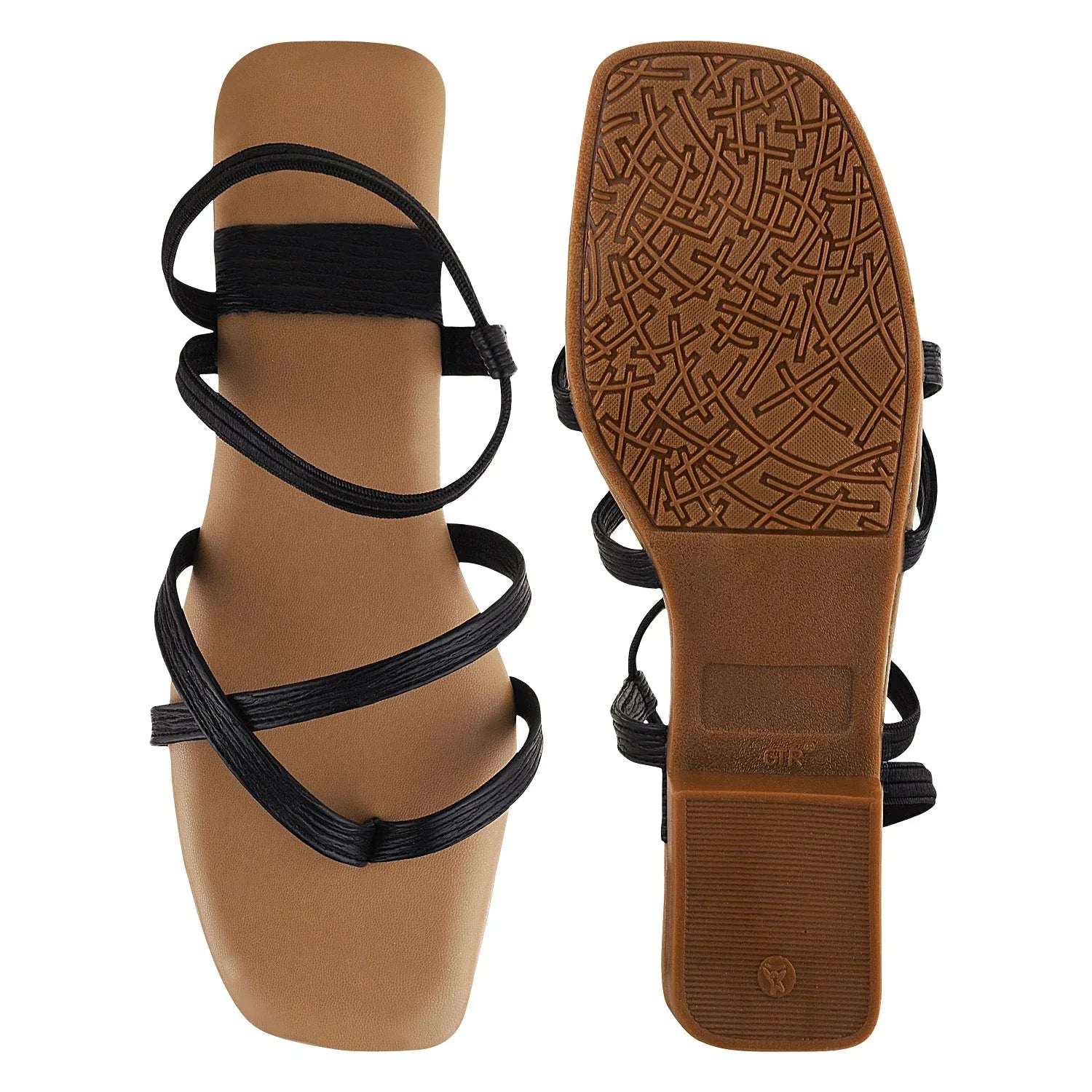 Clean Look Strappy Comfort Sandals