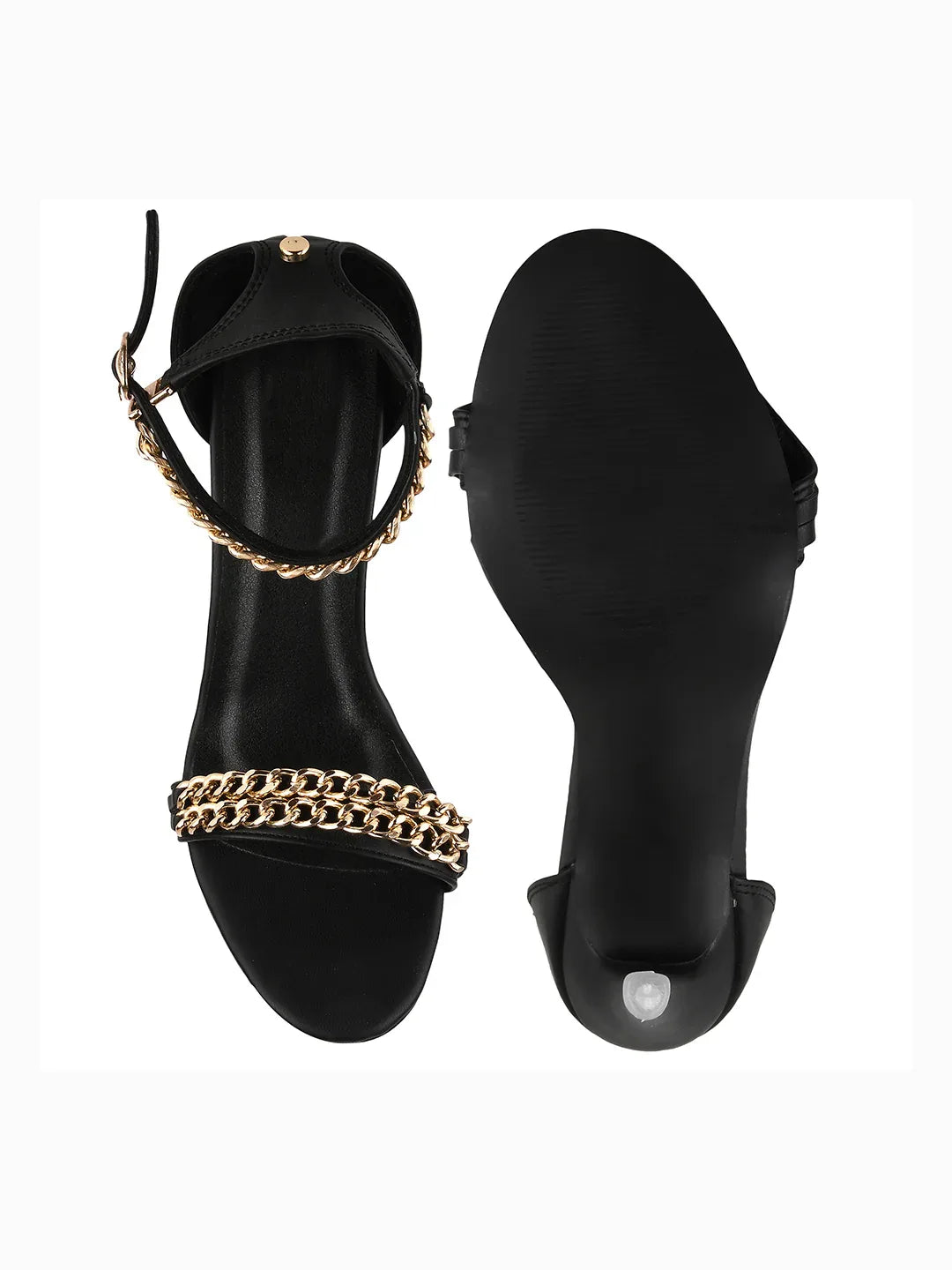 Elegant Ankle Chain Stiletto Sandals