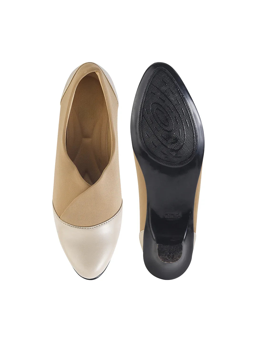 Classic Two-Tone Formal Pumps
