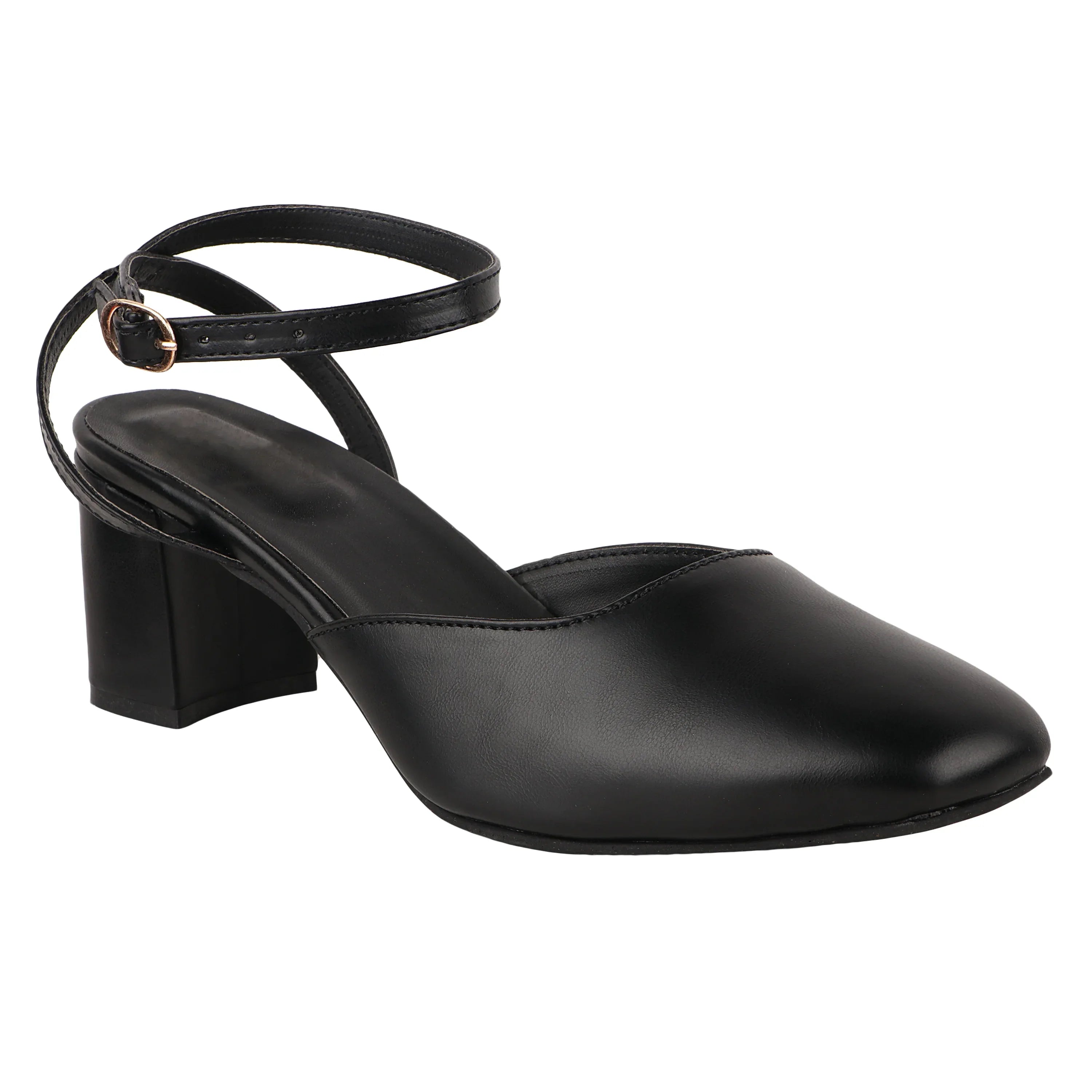 Classic Closed-Toe Block Heels