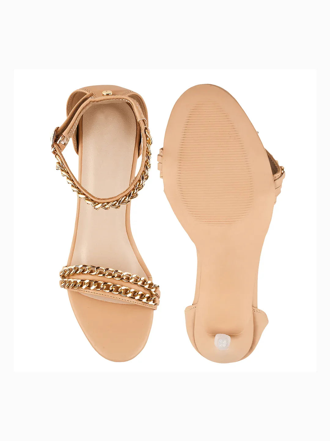 Elegant Ankle Chain Stiletto Sandals