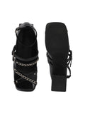 Statement Chain Accent Mary Jane Heels
