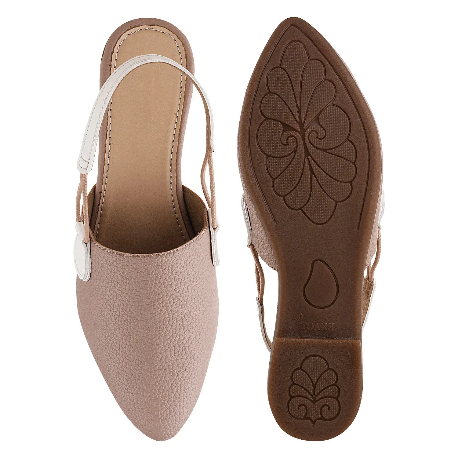 Modern Slingback Mule Flats with Pointed Toe