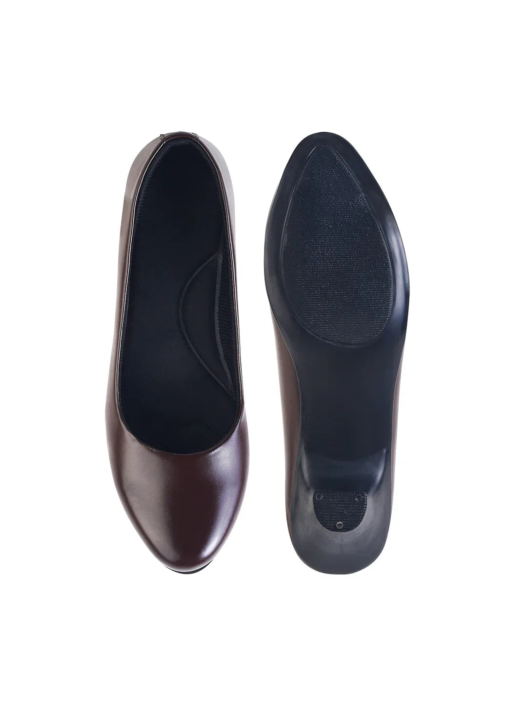 Elegant Office Wear Block Heels