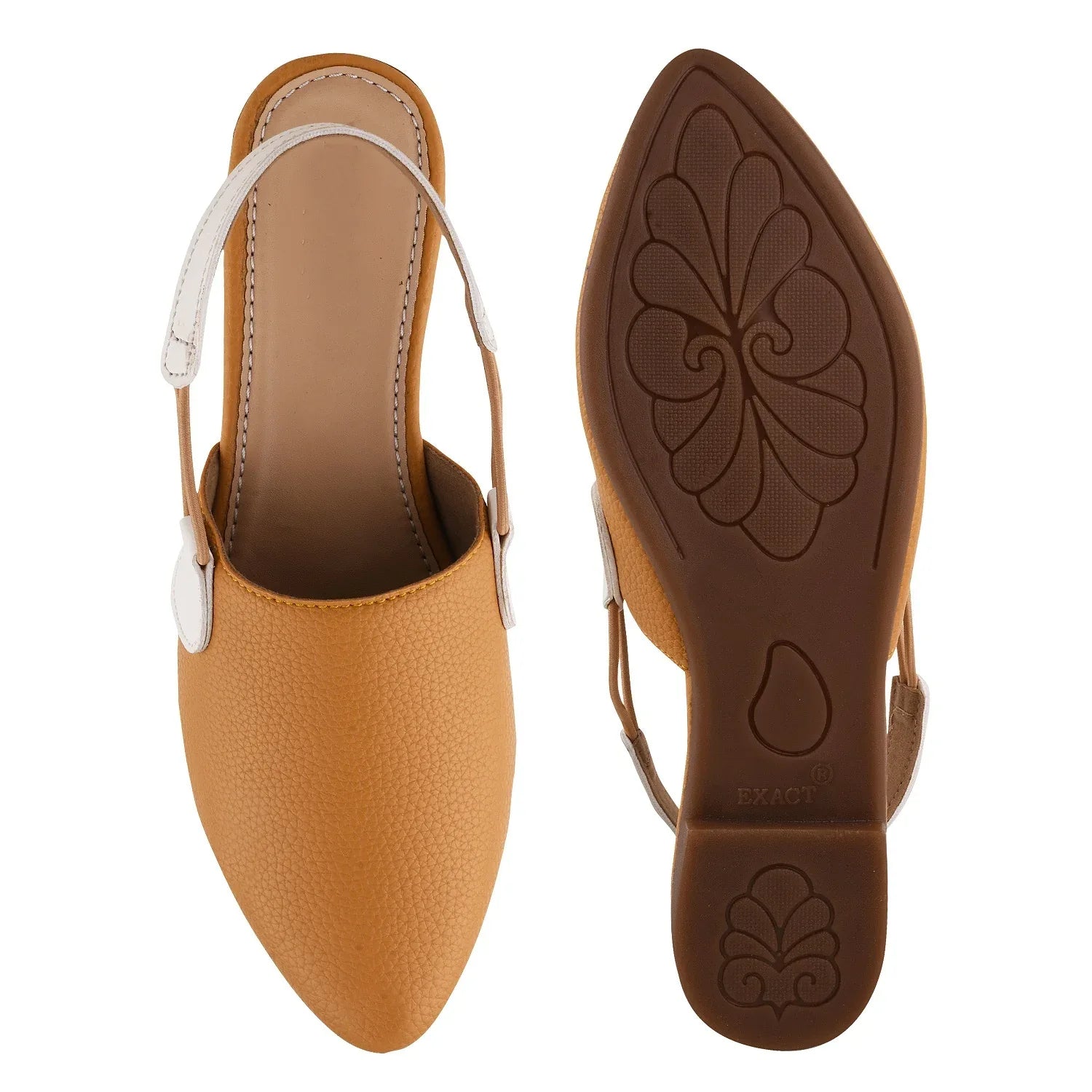 Modern Slingback Mule Flats with Pointed Toe