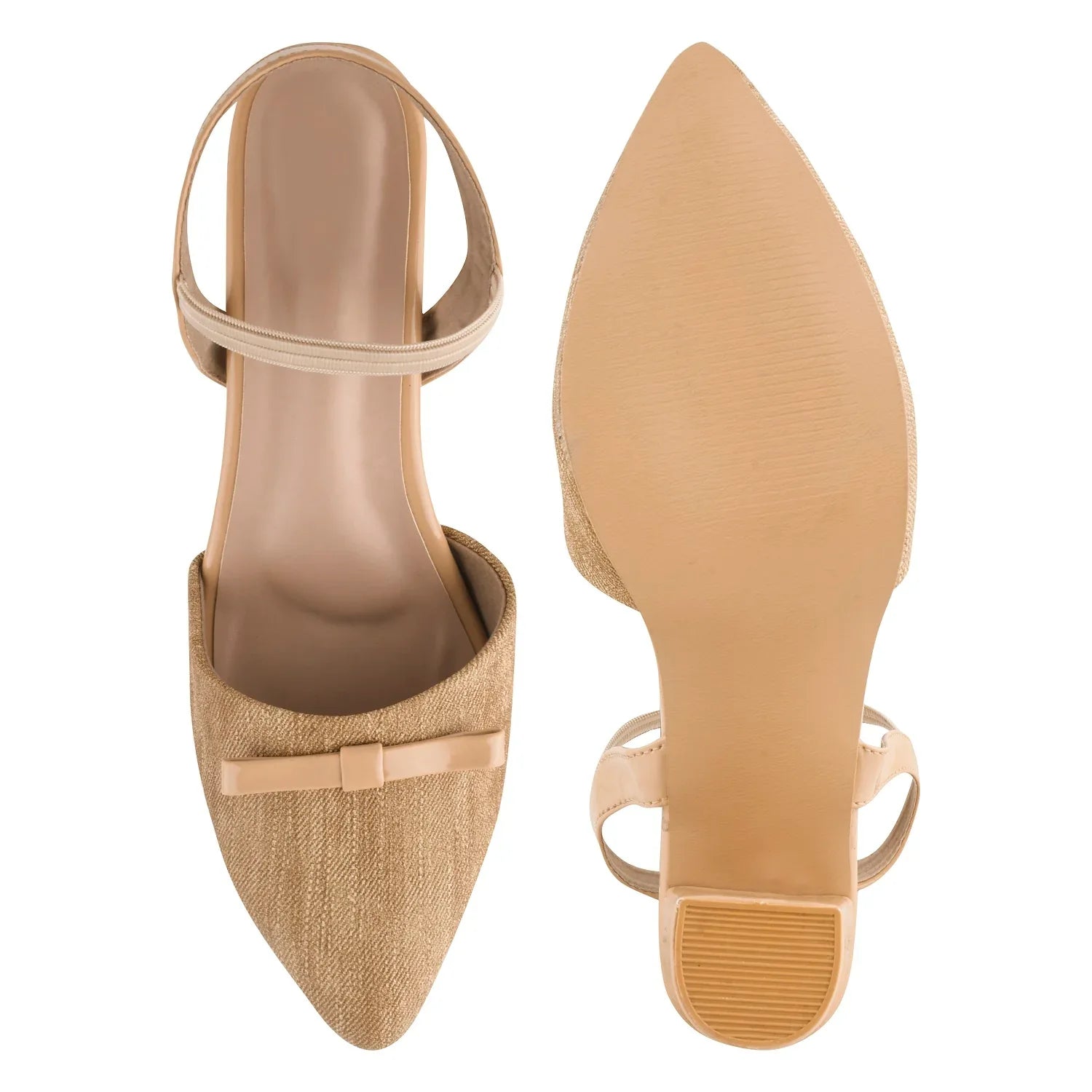 Classic Point Slingback Heels