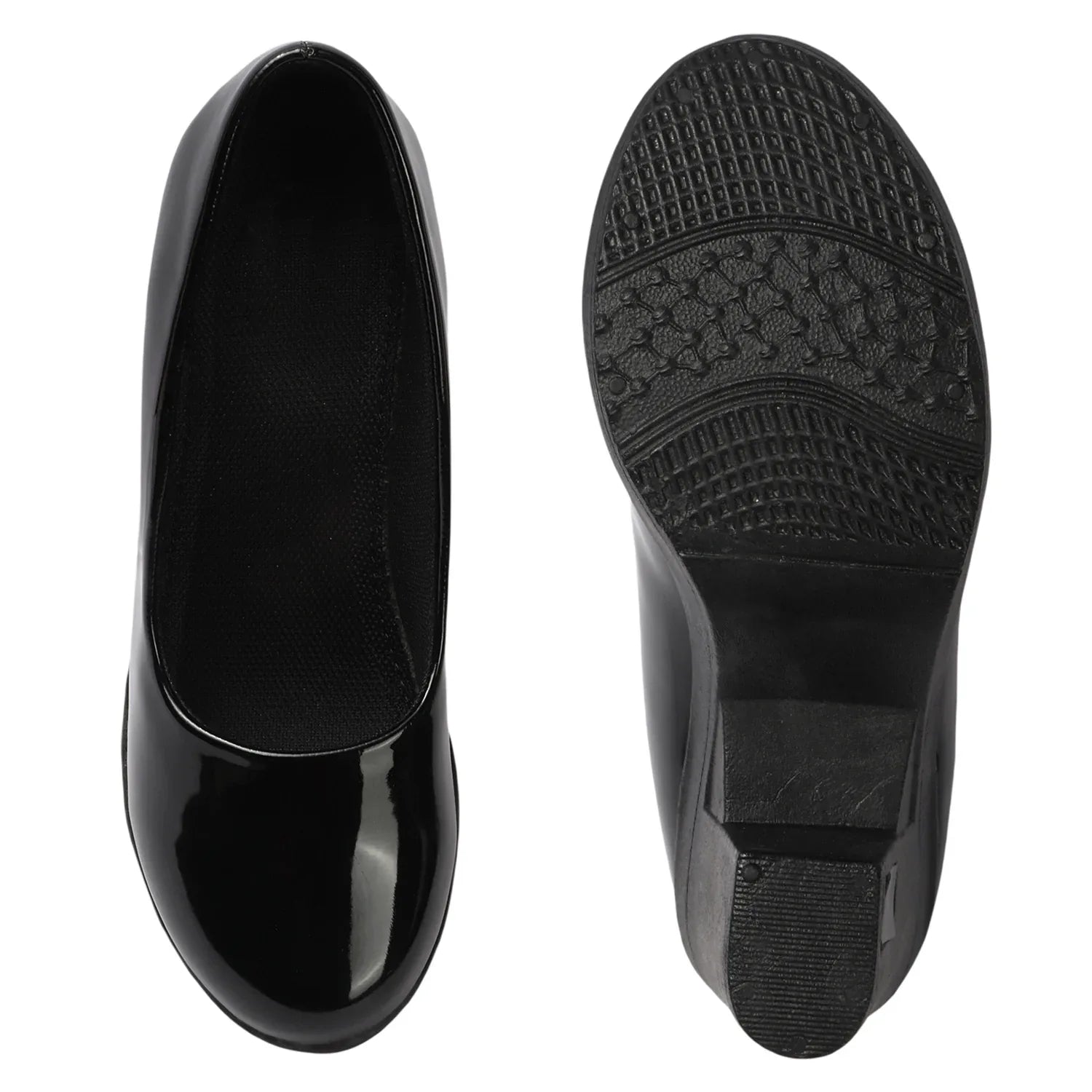 Classic Block Heel Work Pumps