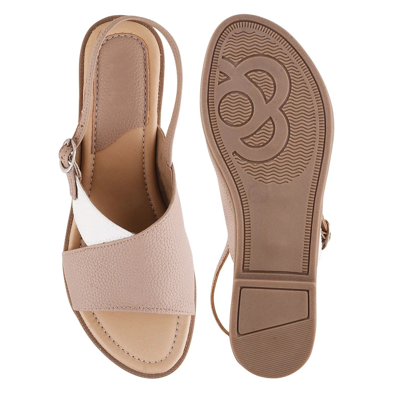 Minimal Colorblock Everyday Flats
