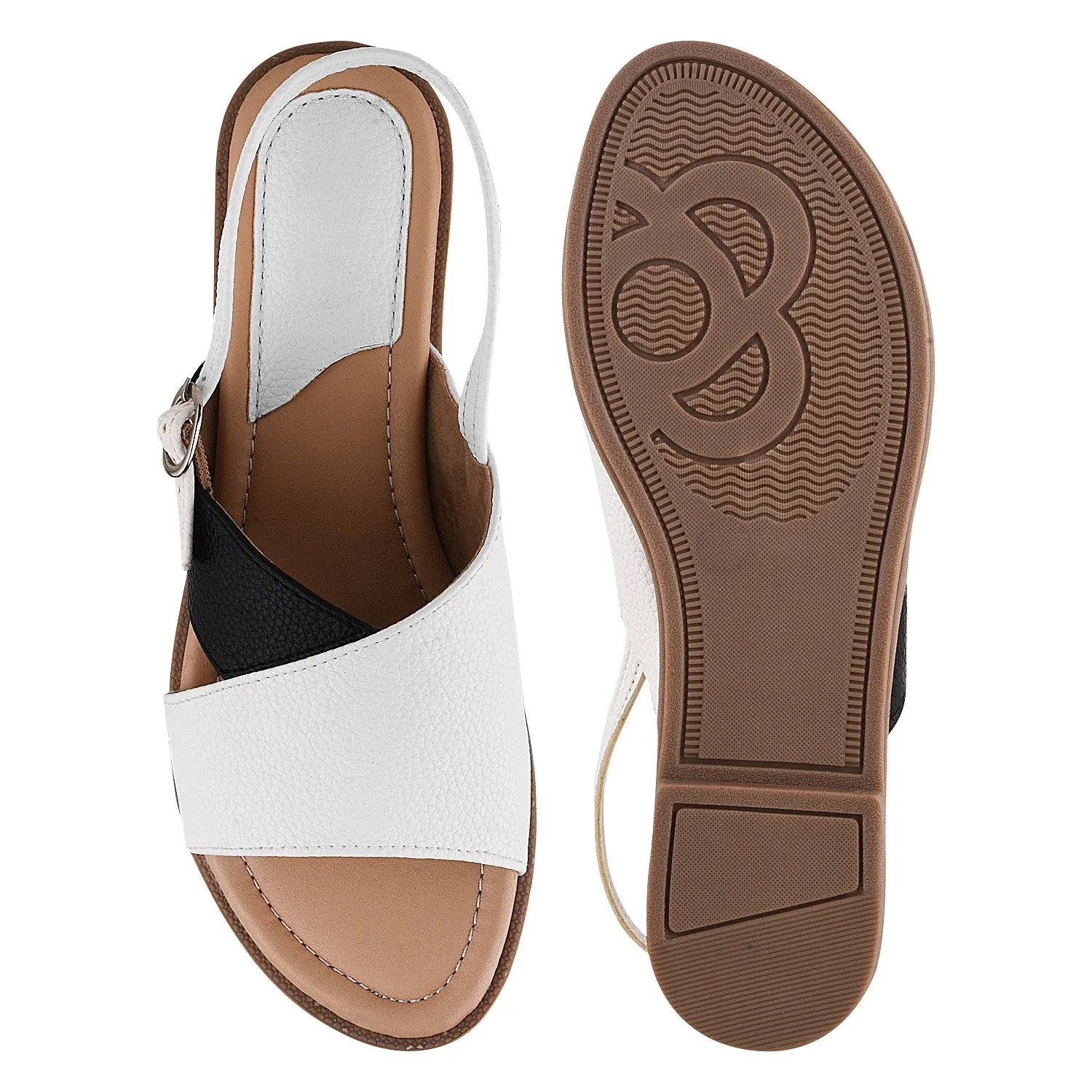 Minimal Colorblock Everyday Flats
