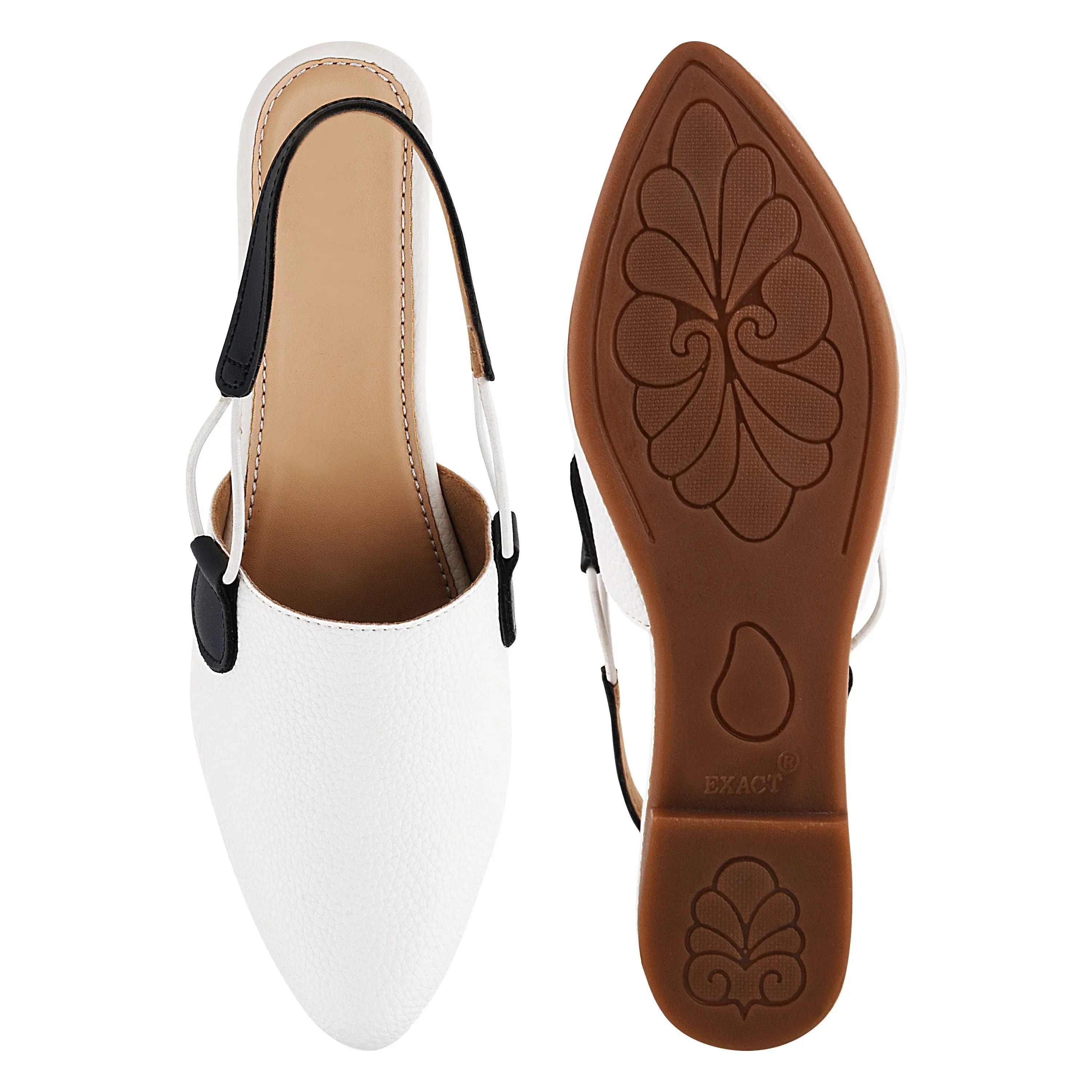 Modern Slingback Mule Flats with Pointed Toe