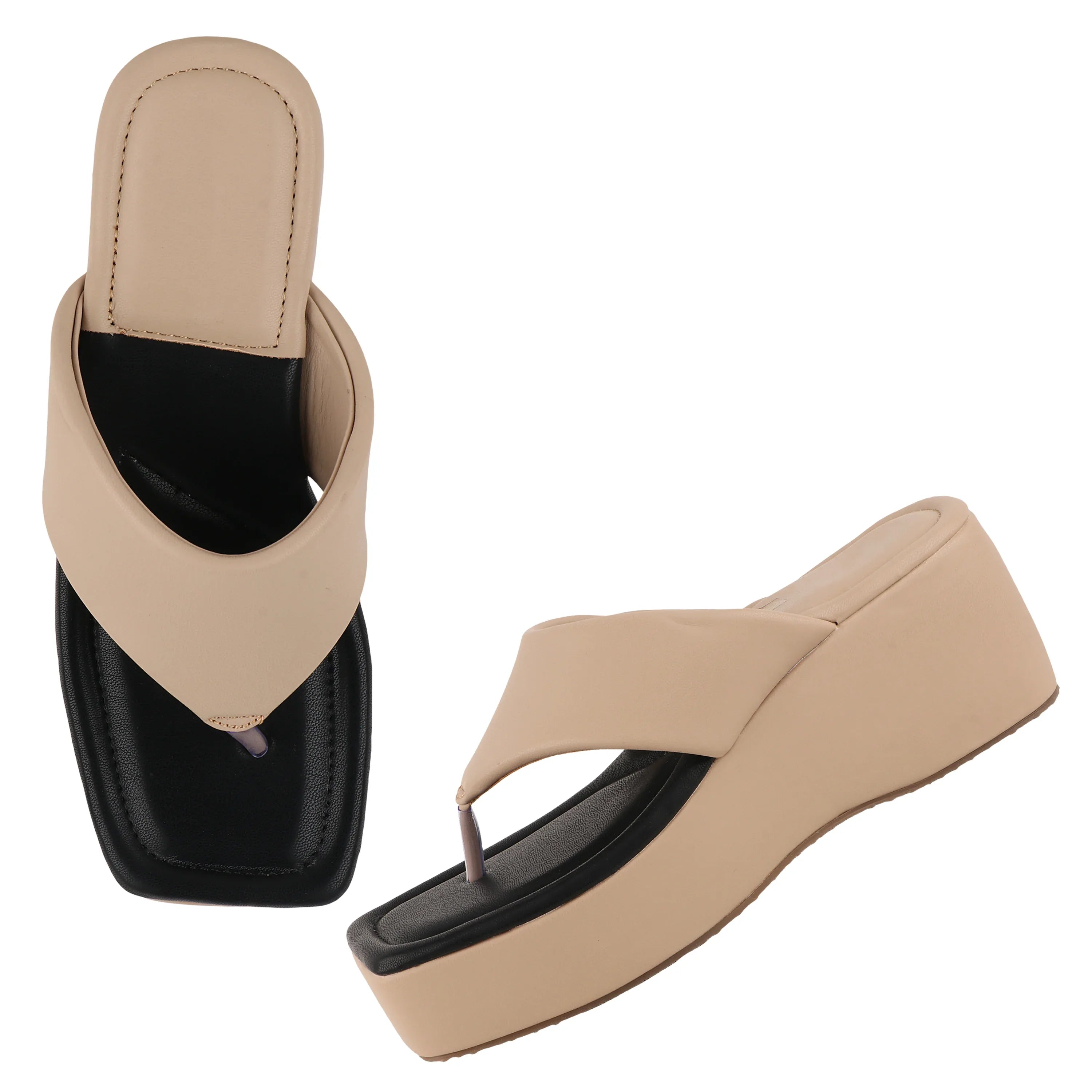Daily Wear Cushioned Wedge Slippers
