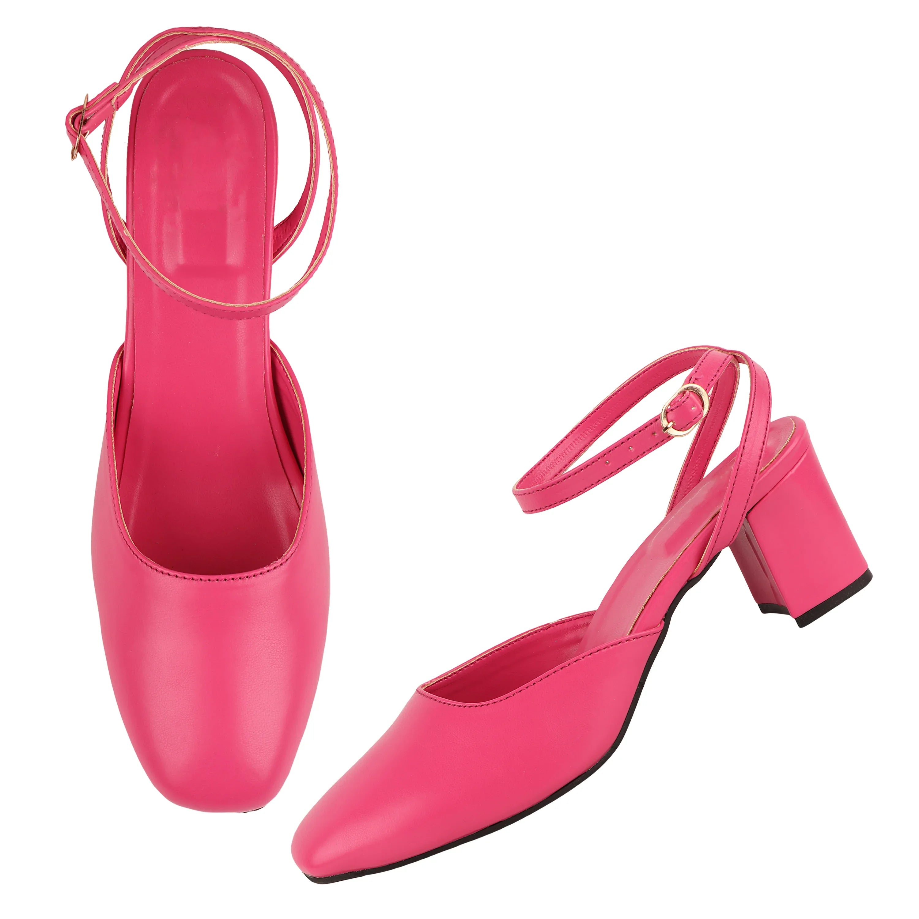 Classic Closed-Toe Block Heels