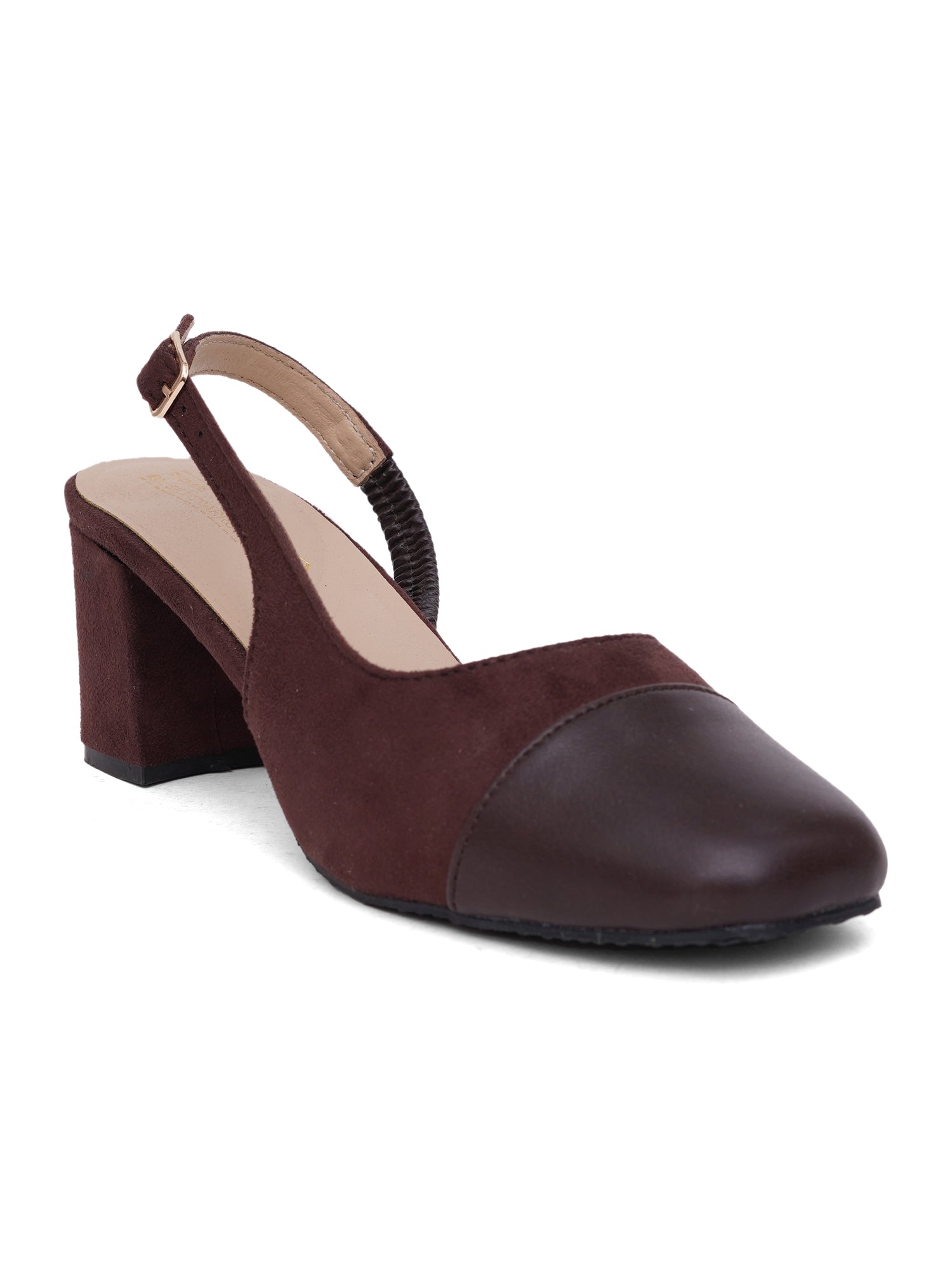 Sassy Close Toe Mary Jane Style Block Heels