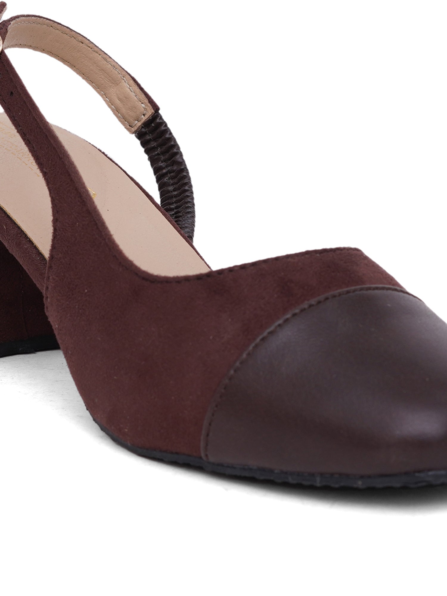 Sassy Close Toe Mary Jane Style Block Heels