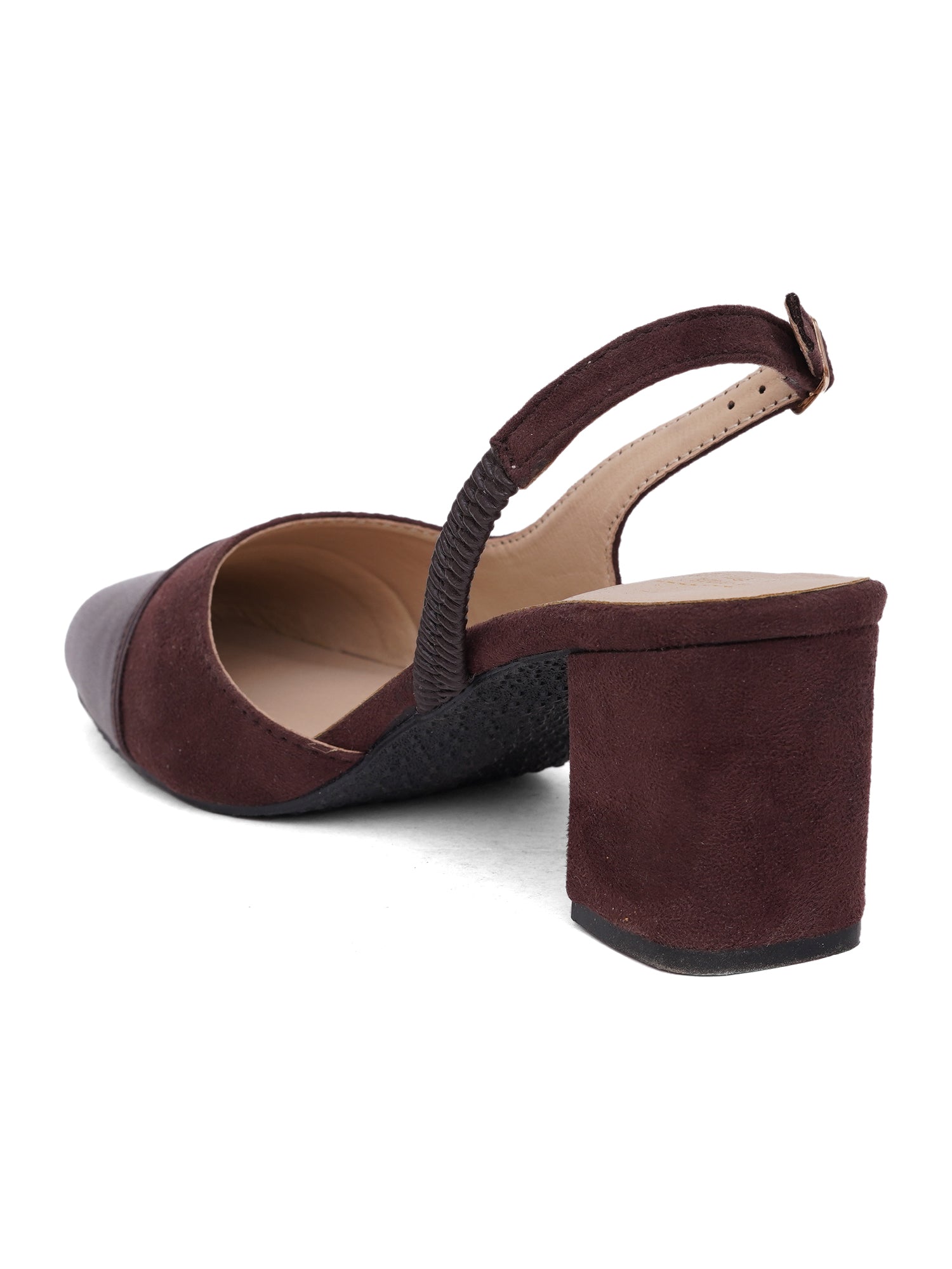 Sassy Close Toe Mary Jane Style Block Heels