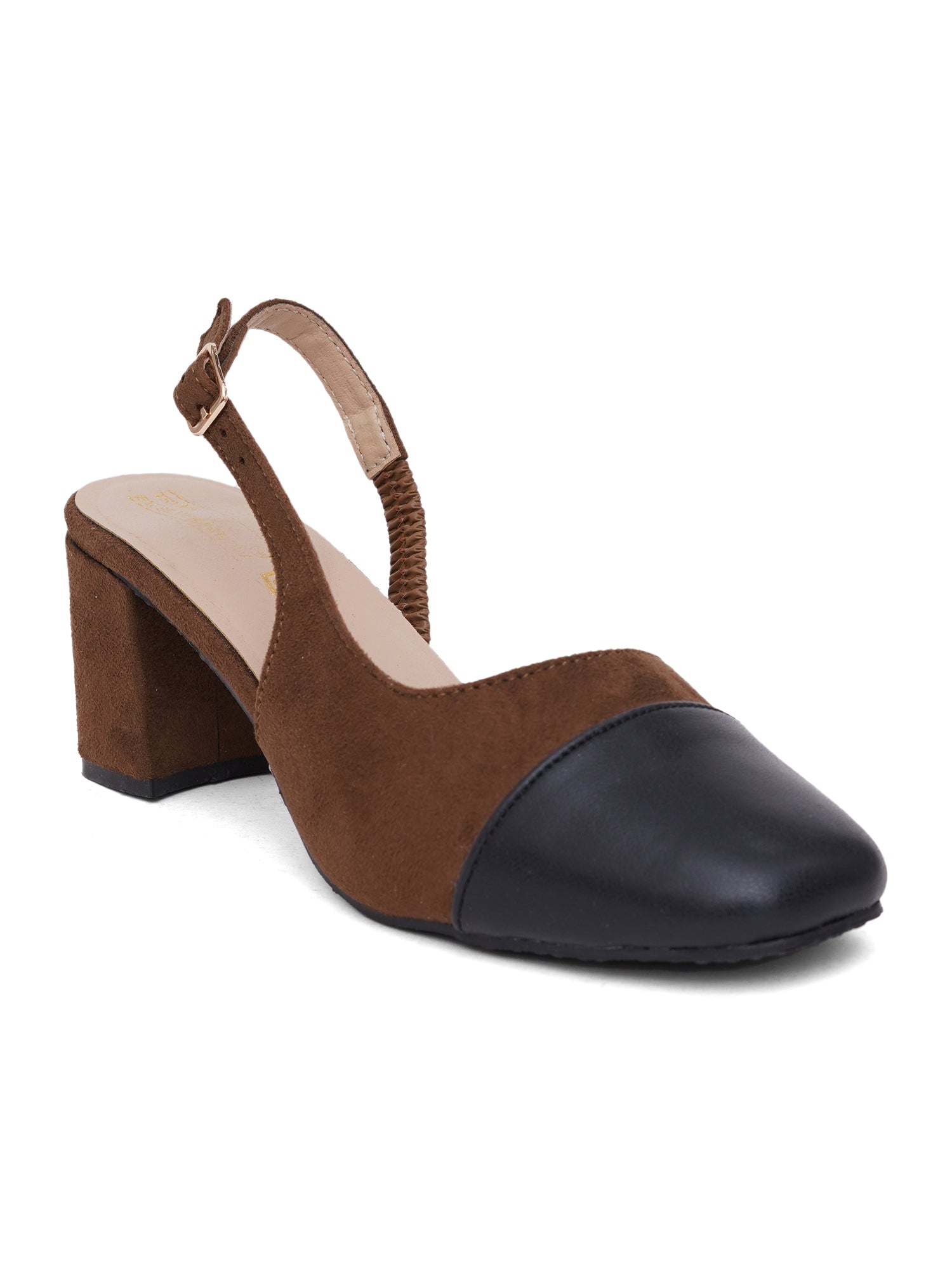Sassy Close Toe Mary Jane Style Block Heels