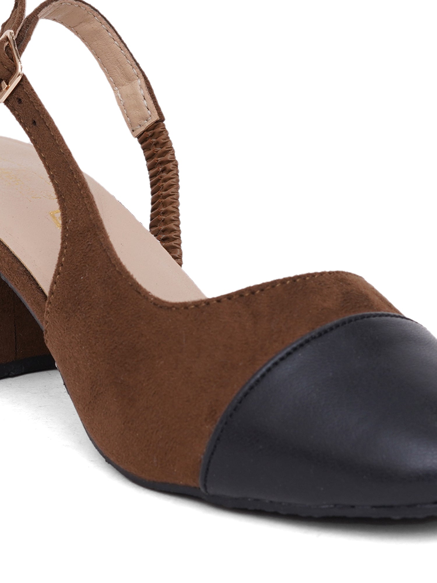 Sassy Close Toe Mary Jane Style Block Heels