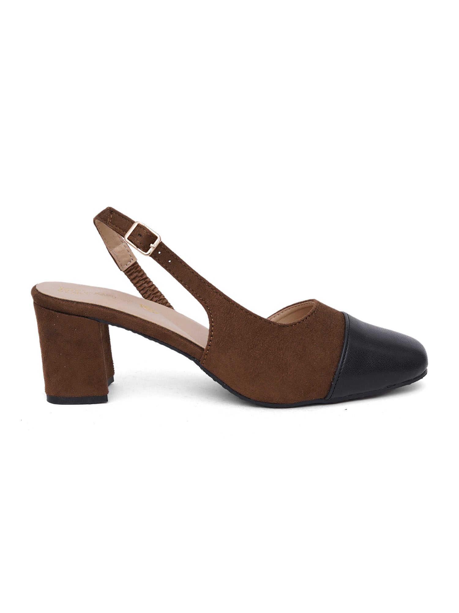 Sassy Close Toe Mary Jane Style Block Heels