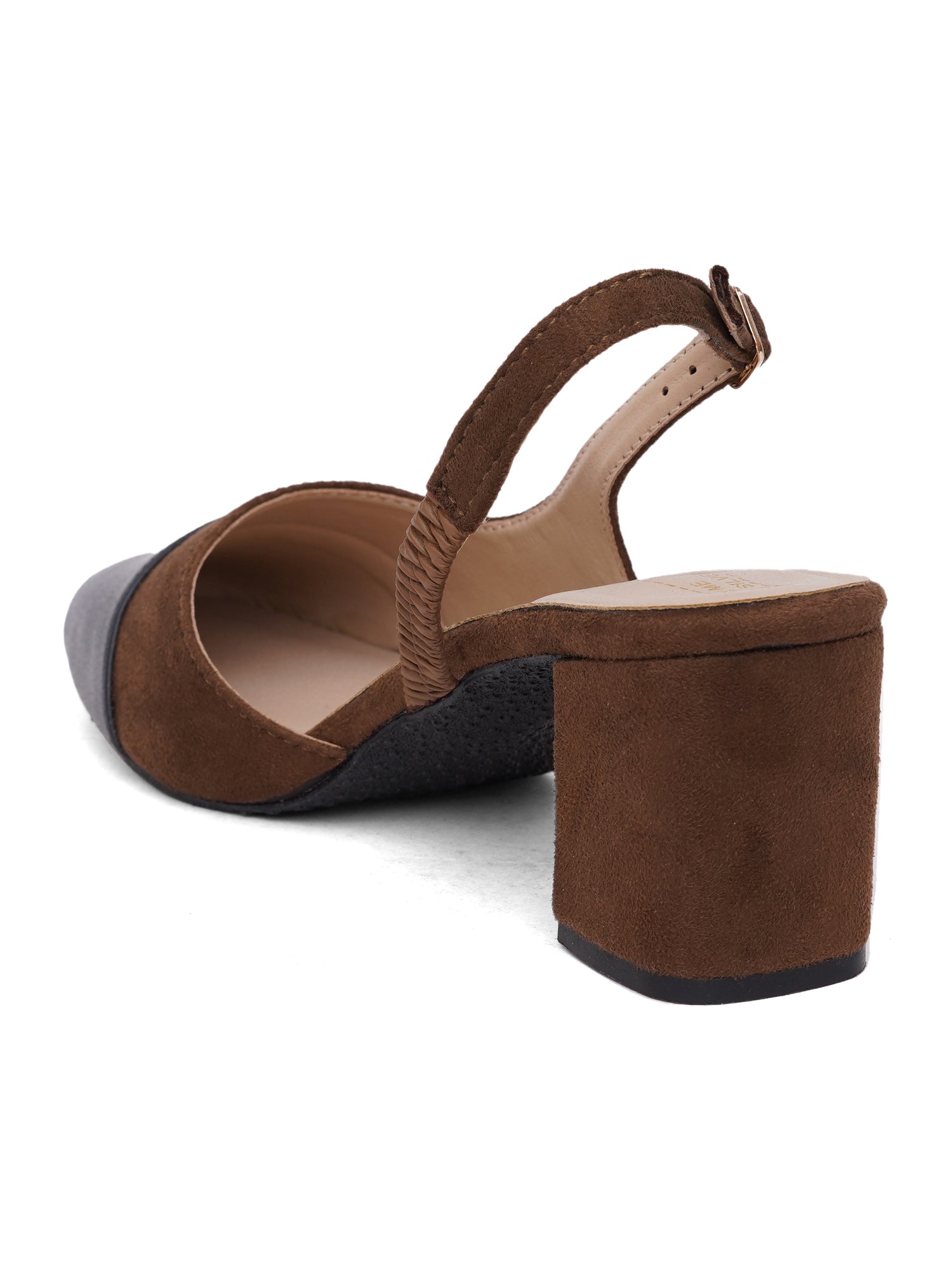 Sassy Close Toe Mary Jane Style Block Heels