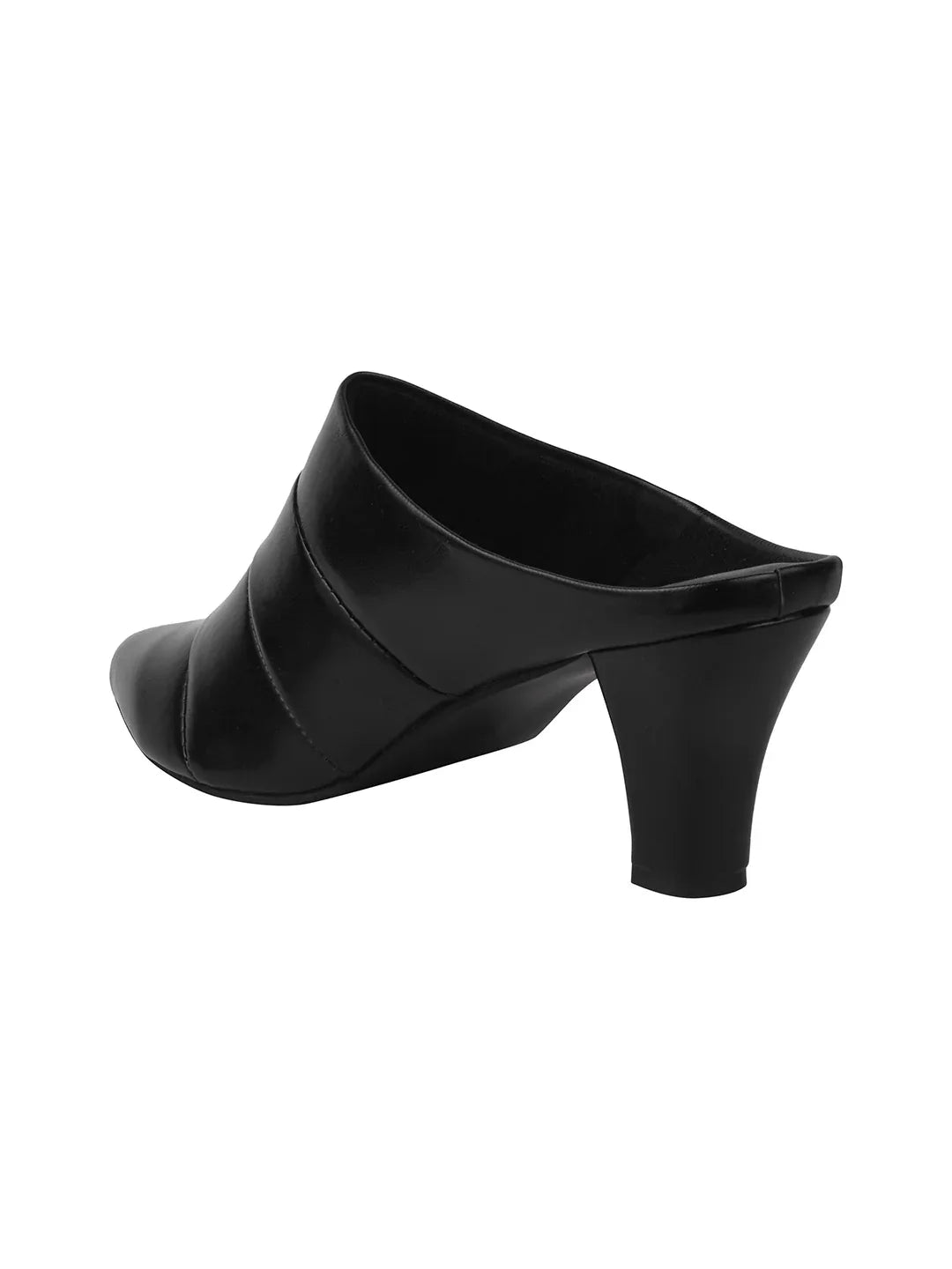 Classic Point Block Heel Mules