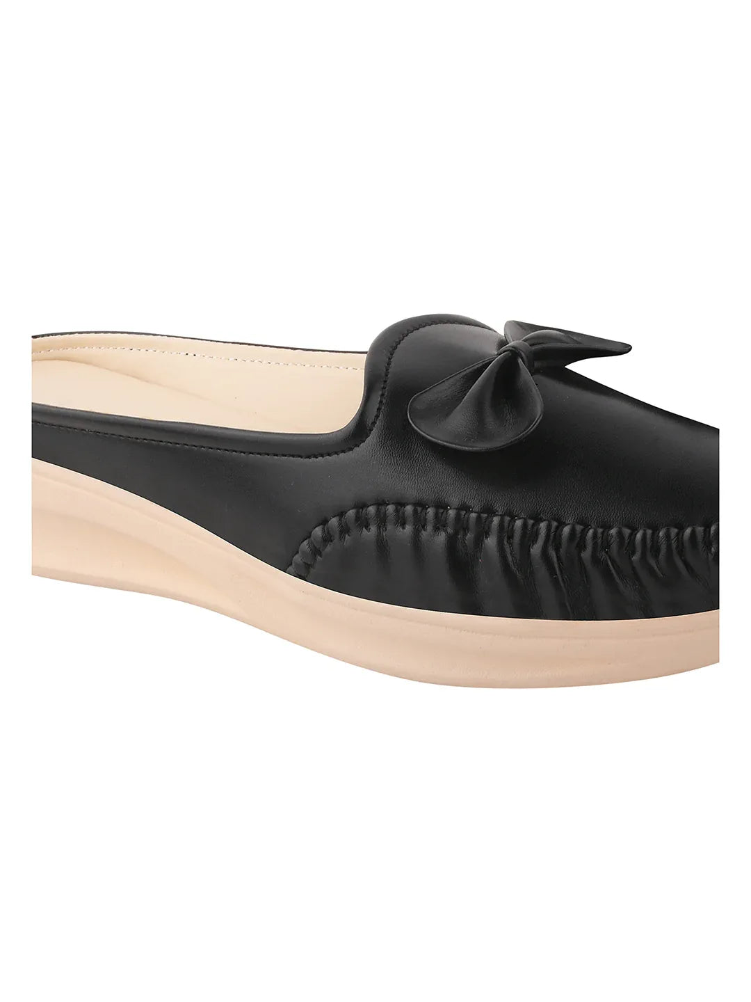 Easy Walk Bow Detail Mules
