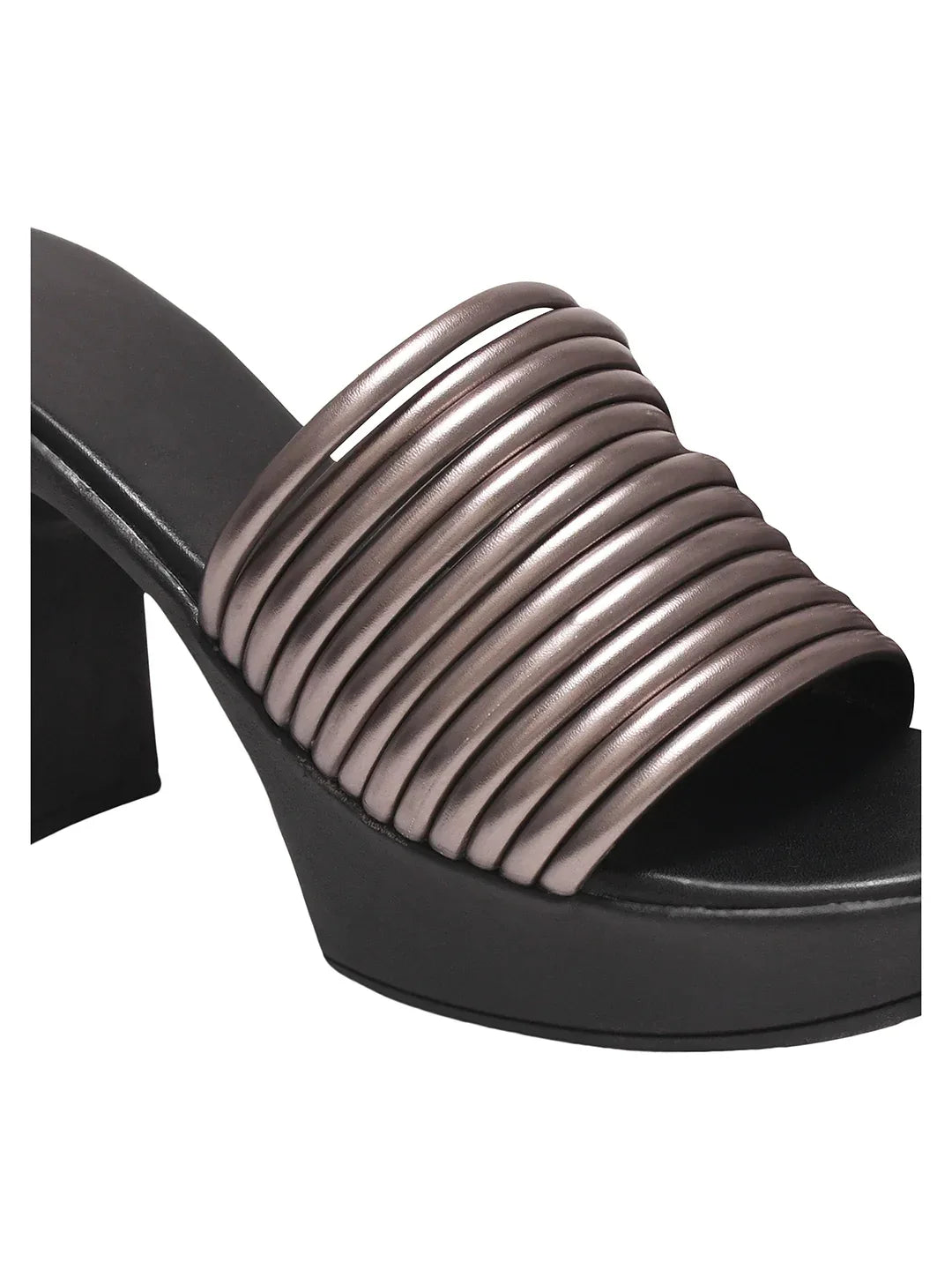 Trendy Open Toe Block Heel Sandals