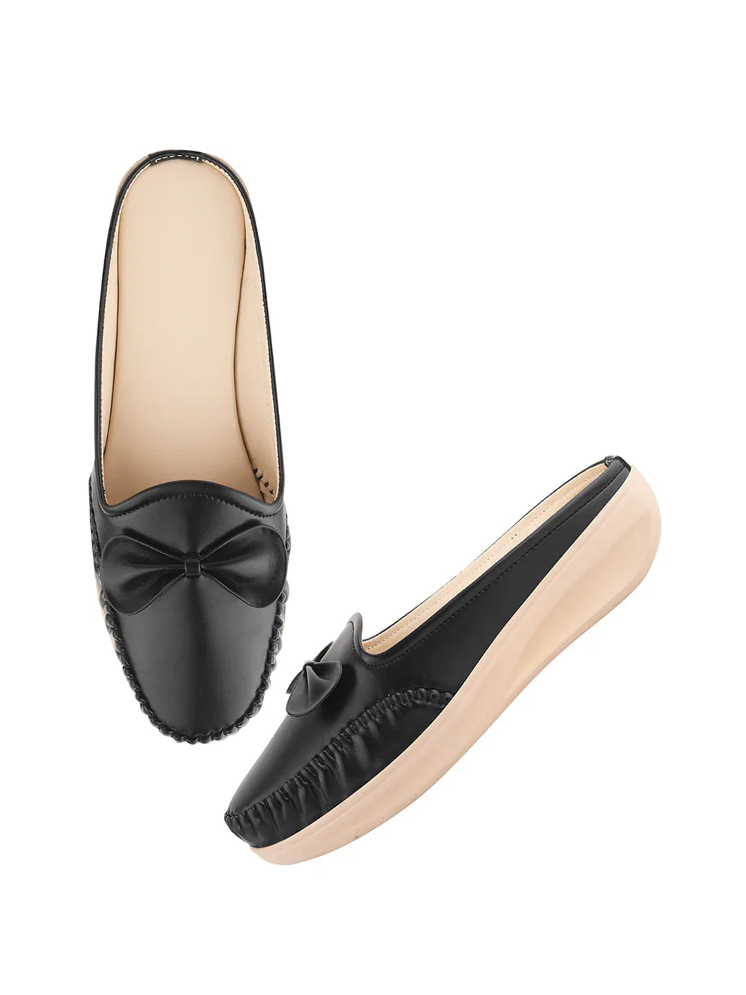 Easy Walk Bow Detail Mules