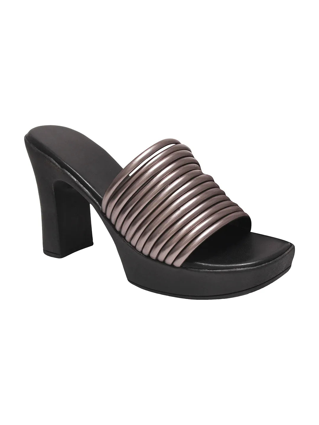 Trendy Open Toe Block Heel Sandals