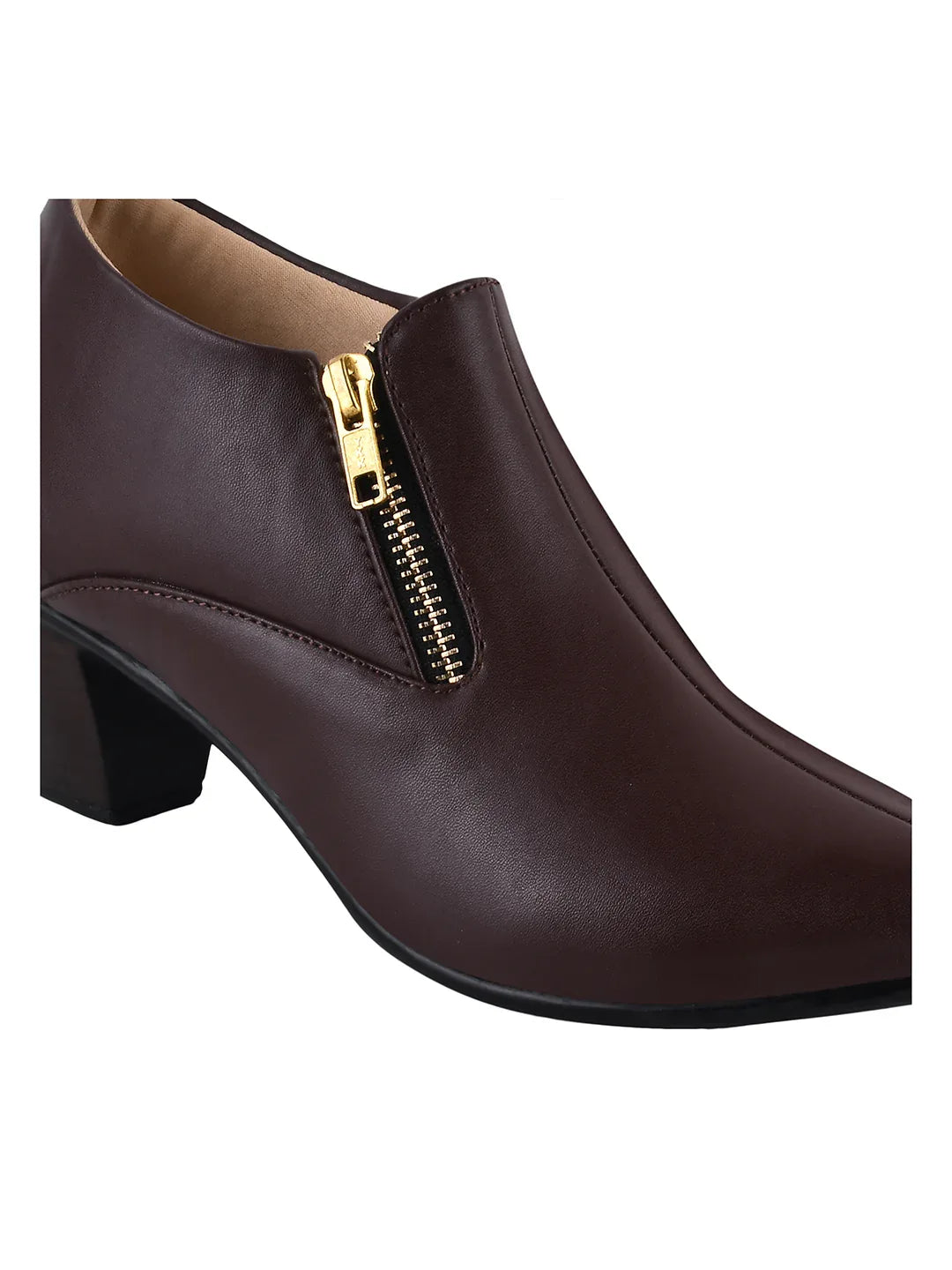 Formal Ankle Shoes with Block Heel for Women