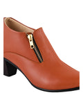 Formal Ankle Shoes with Block Heel for Women