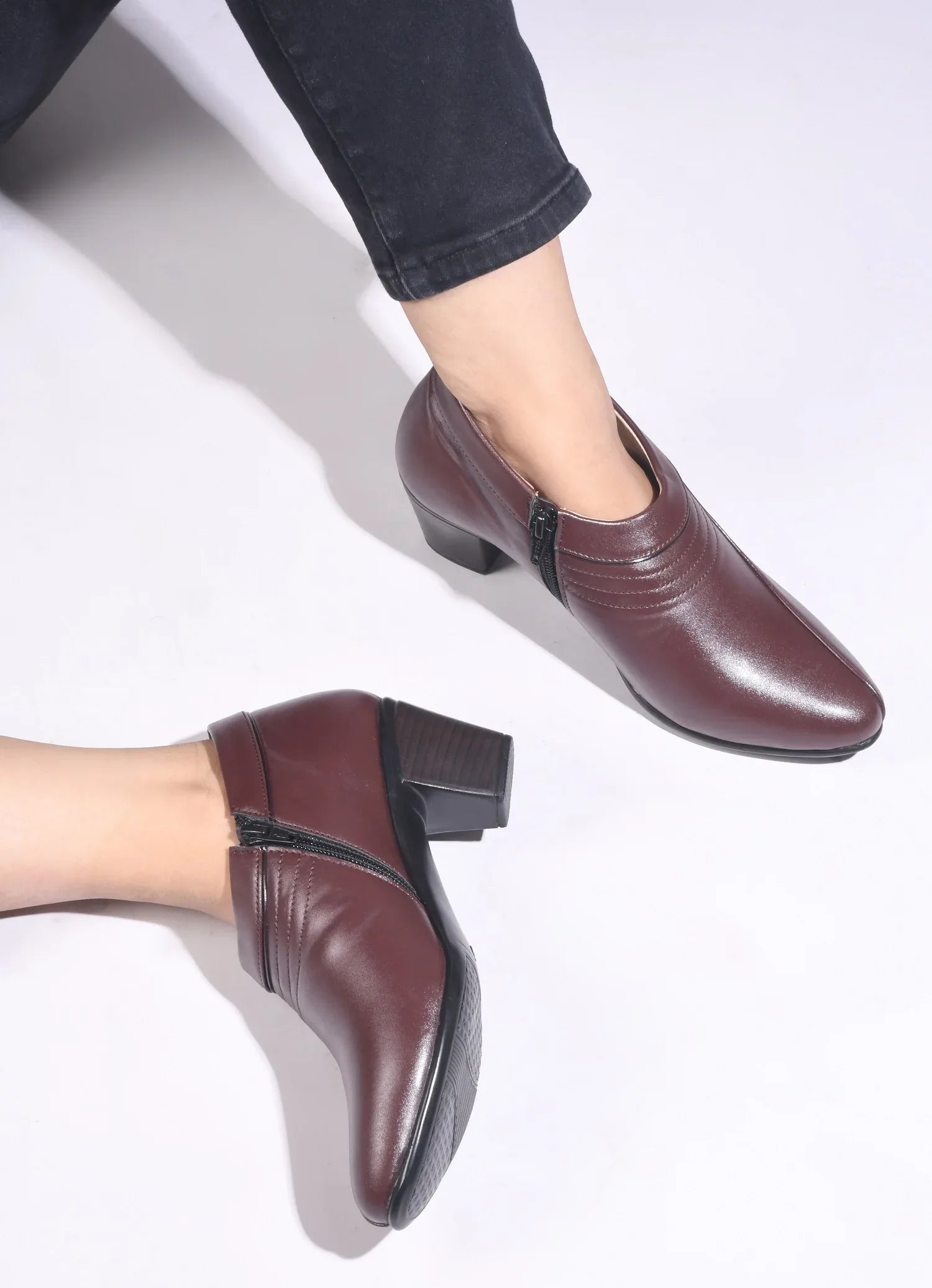 Classic Block Heel Office Shoes for Women