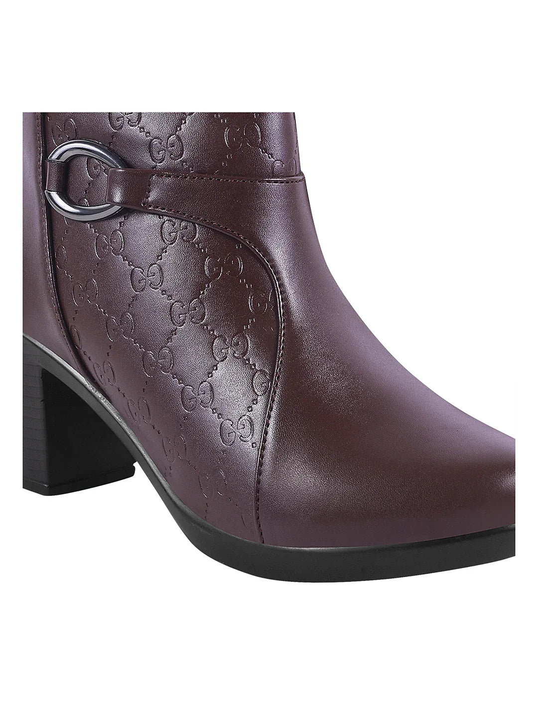 Classic Ankle Boots with Block Heel for Women