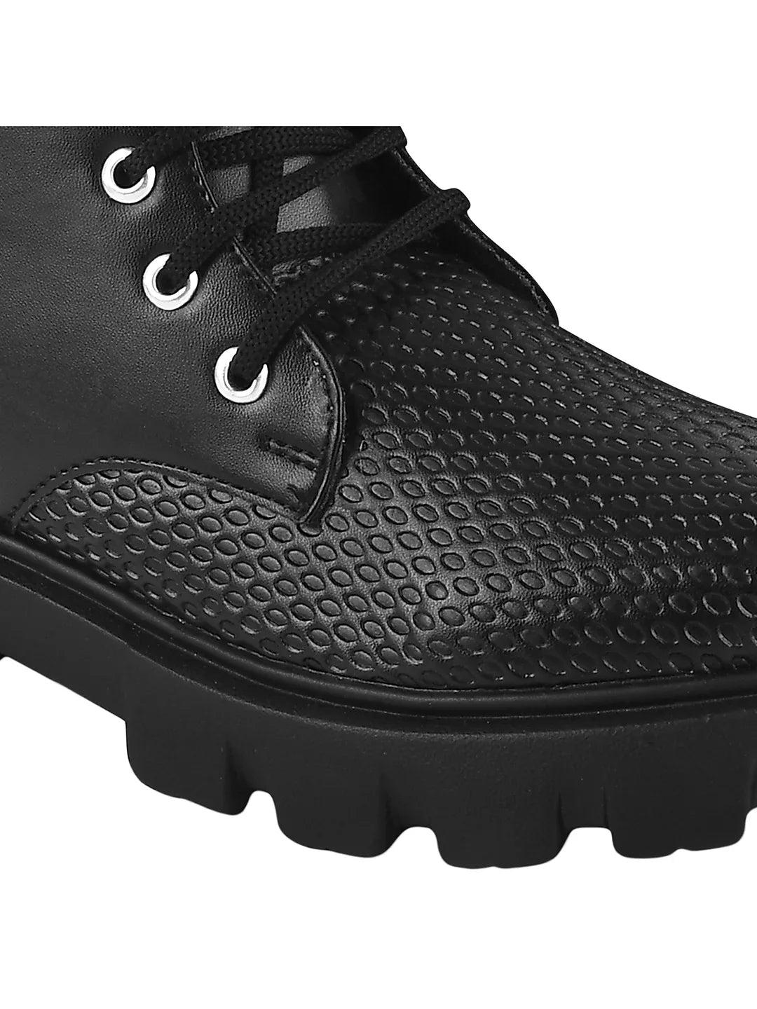 Street Style Lace-Up Ankle Boots for Women