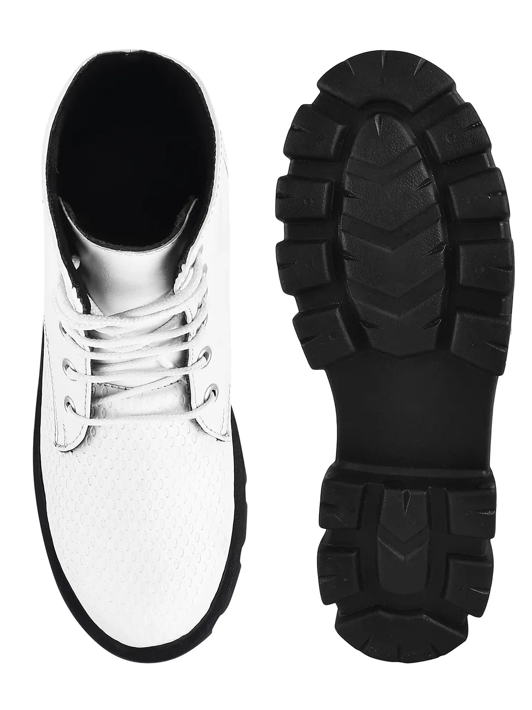 Street Style Lace-Up Ankle Boots for Women