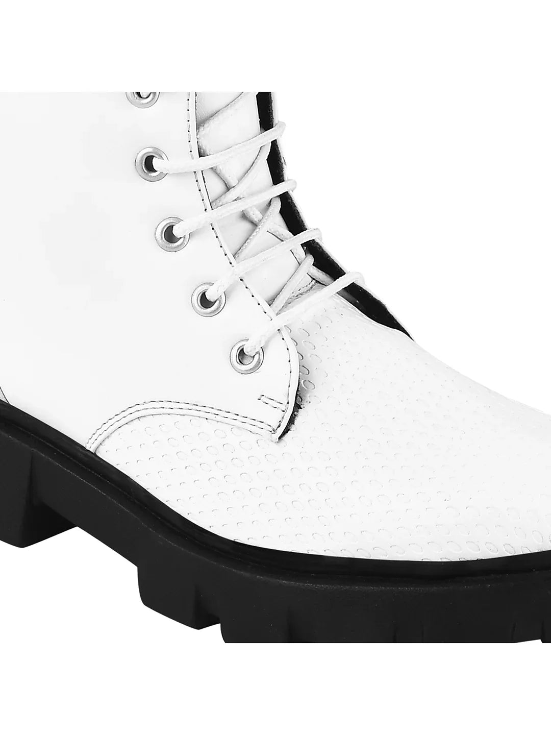 Street Style Lace-Up Ankle Boots for Women
