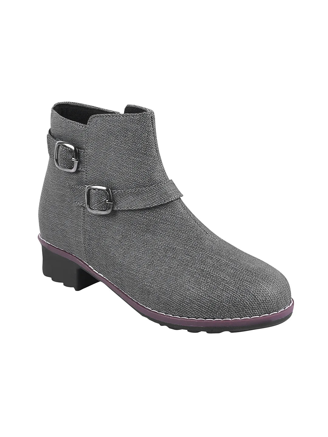Minimal Chic Block Heel Ankle Boots
