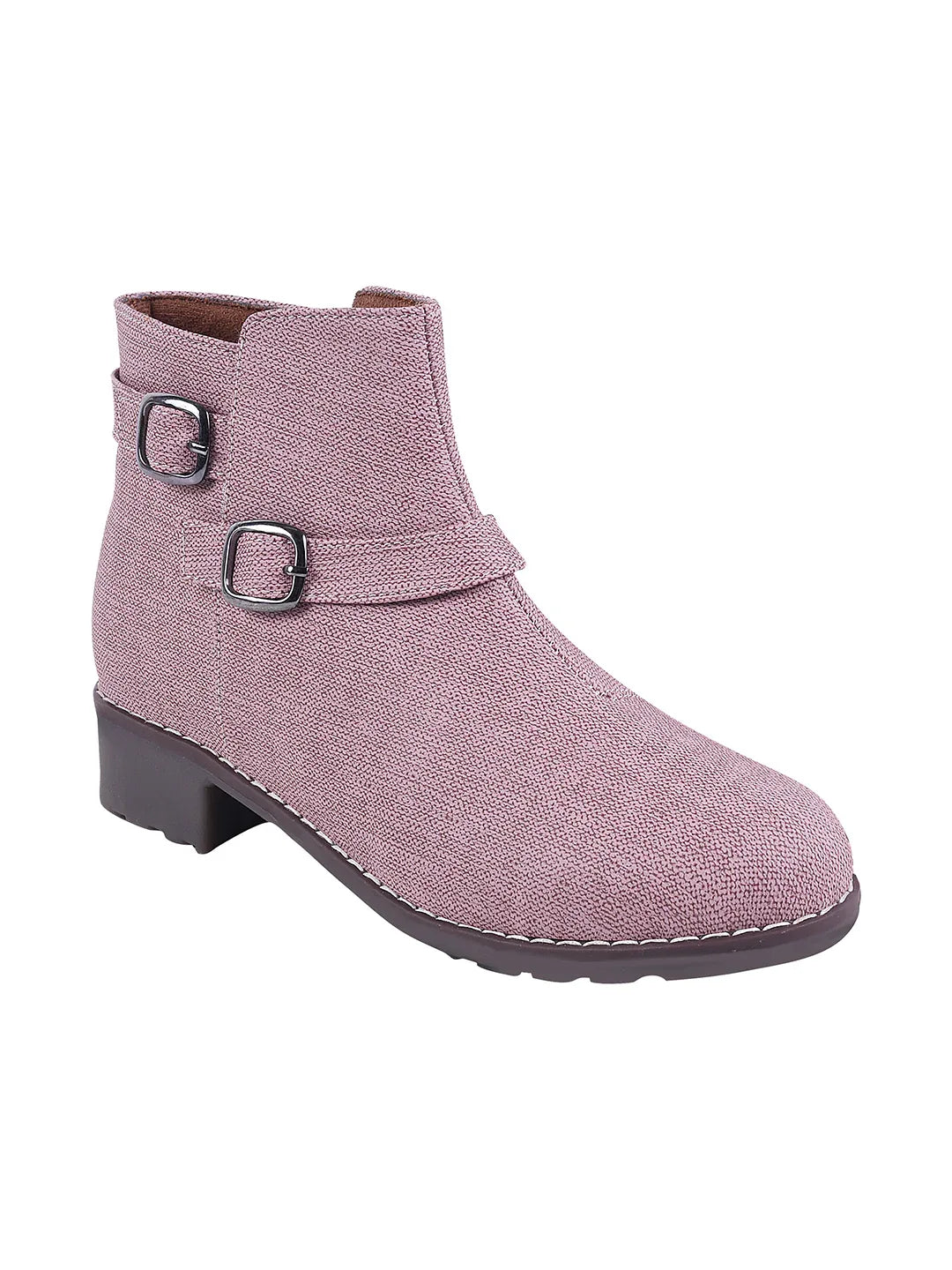 Minimal Chic Block Heel Ankle Boots