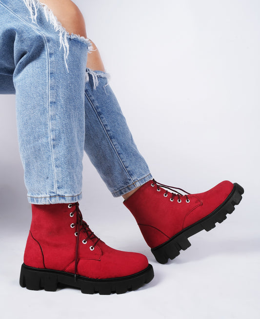 Women’s Winter Lace-Up Ankle Boots